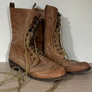 Aldo Tan Leather Boots with Classic Lace-Up Design Aldo | Shoes | Aldo Tan Leather Laceup Boots | Poshmark main image 3